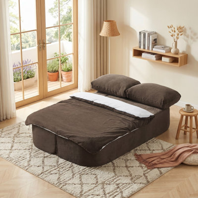Canapé-lit convertible, canapé-lit à compression moderne en futon pliable pour salon