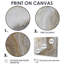Art mural en marbre - marbre blanc avec veines de gris Curley et or - reproduction d'art sur toile-116161204-51145804-51145809