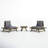 Cason Acacia 2 - Person Patio Conversation Sets with Cushions-763028896