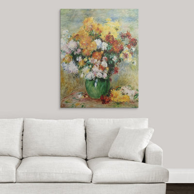 « bouquet of chrysanthèmes ", ca. 1884 » par pierre-auguste renoir, reproduction d’art