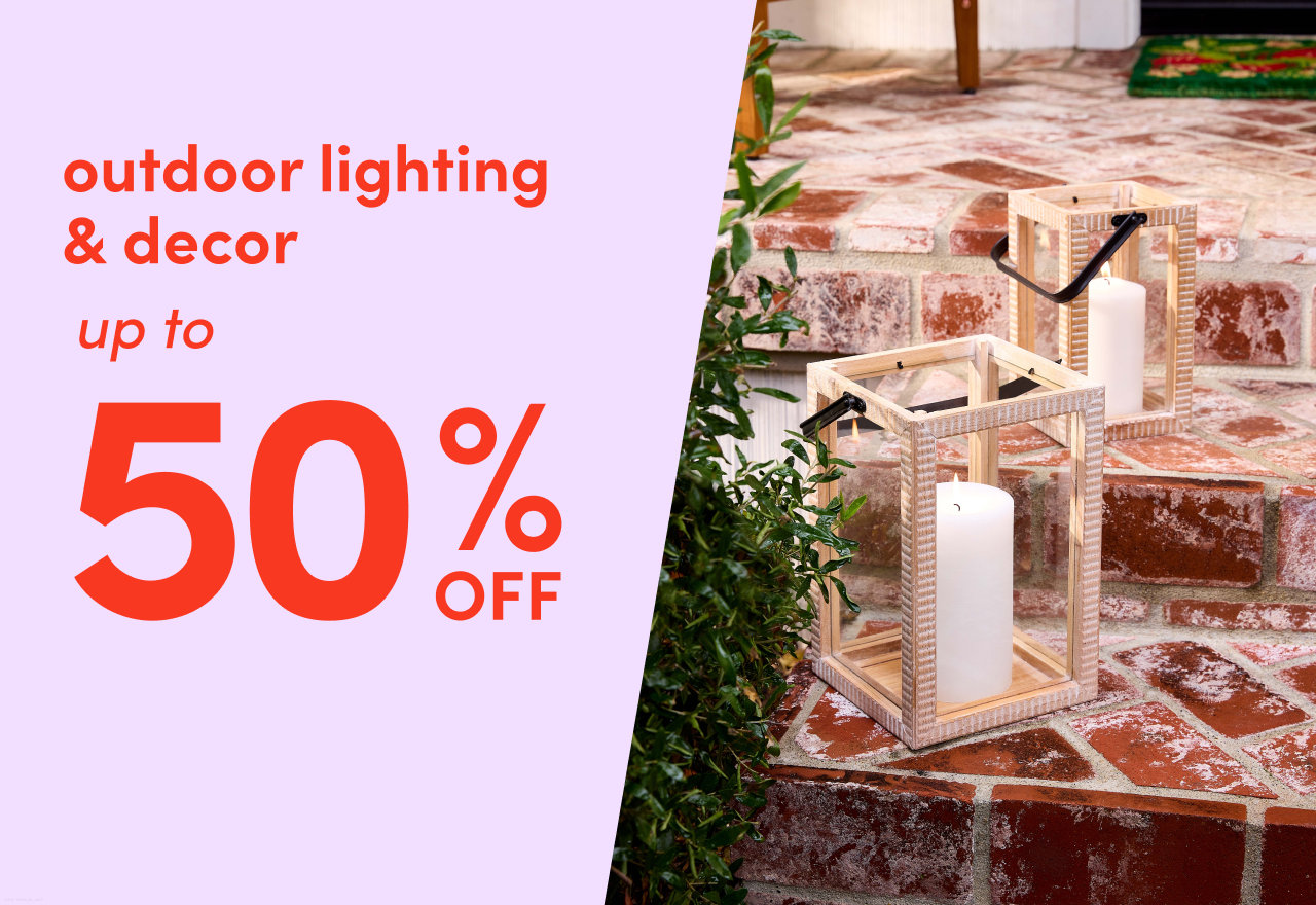 outdoor lighting & decor clearance