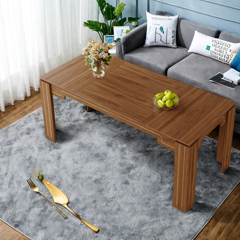 Tables de salle à manger modernes en MDF (table seulement, sans chaises, avec plateau et pieds)