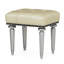 Hollywood Swank Leather Vanity Stool-325364810