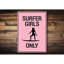 Surfer Girl Power Sign-58196290