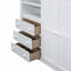 Structure de lit mezzanine en bois avec garde-robe intégrée, bureau, tablettes de rangement et tiroirs de rangement-1073267741
