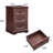 Farmhouse 3 Drawer Dresser for Bedroom with Charging Station, Rustic Small Drawers Dressers Nightstand-916511446