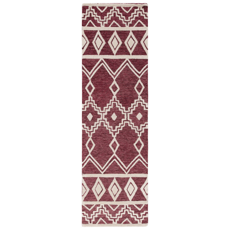 Tonsey Hand Tufted Wool Southwestern Rug, Runner 2'3" x 8'