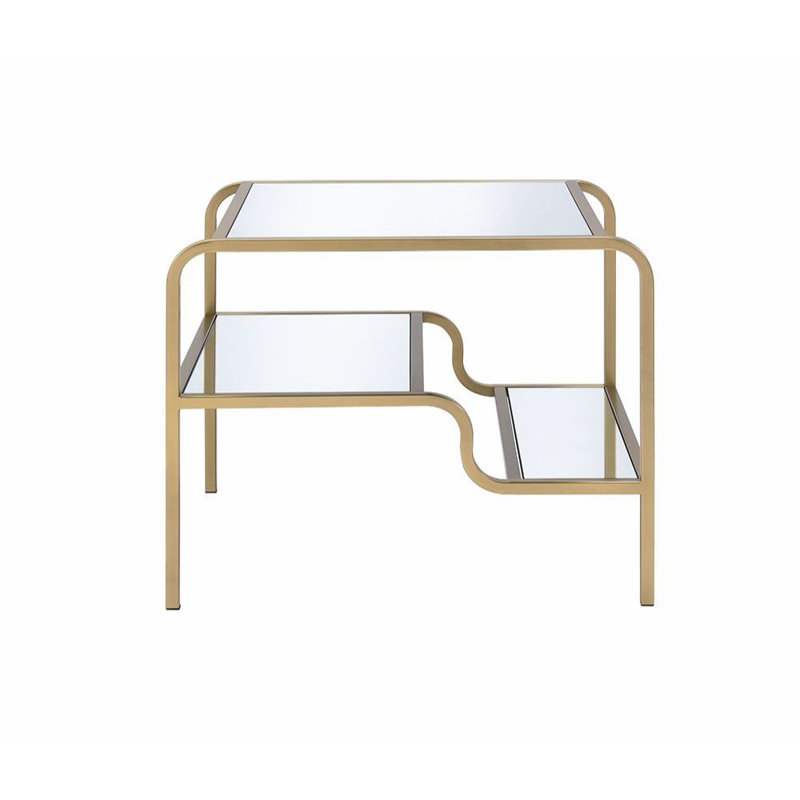 Table de bout en verre avec rangement Feiss