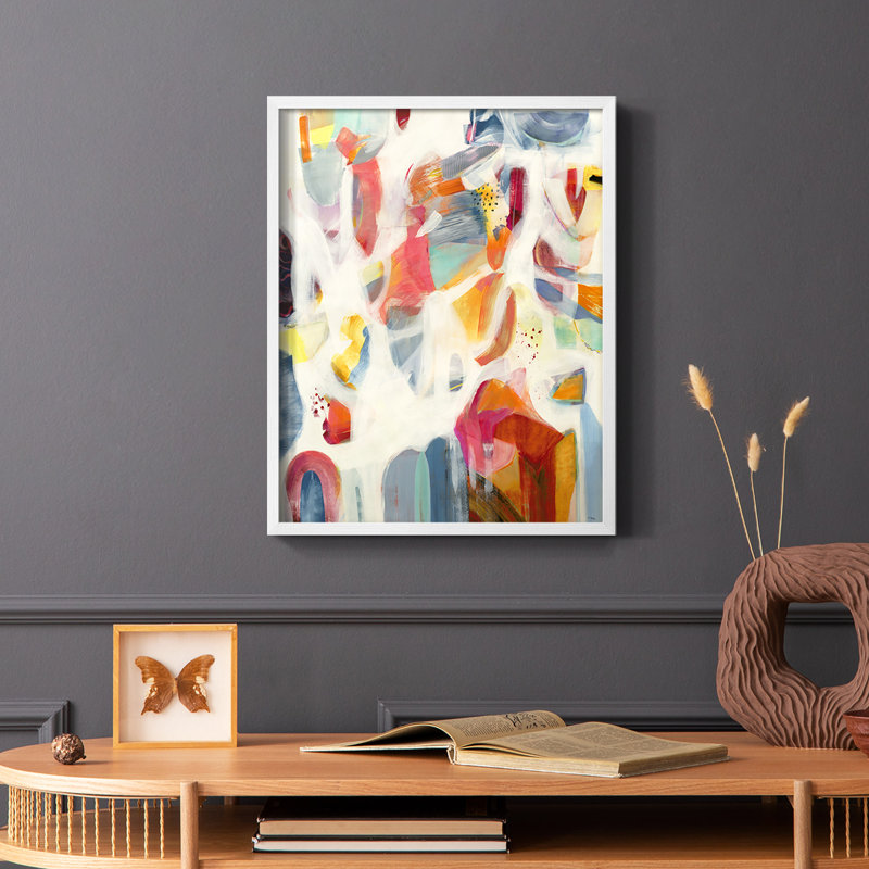 Reproduction encadrée Reawaken - bois massif, H 14 po x l 11 po, Blanc