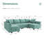 Canapé modulaire en U Coss-2062196885