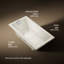 Baignoire tourbillon en fonte avec chauffe-eau 60 po x 32 po Tea-for-Two-51403846