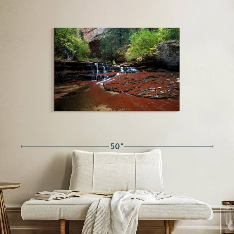 Alvord Zion Plateau The Subway Waterfall, H 26 po x l 39 po