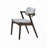 Mid-Century Modern Dining Chairs 2Pcs Set Solid Wood