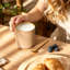 Ensemble de 6 tasses en grès, crème-1023882354