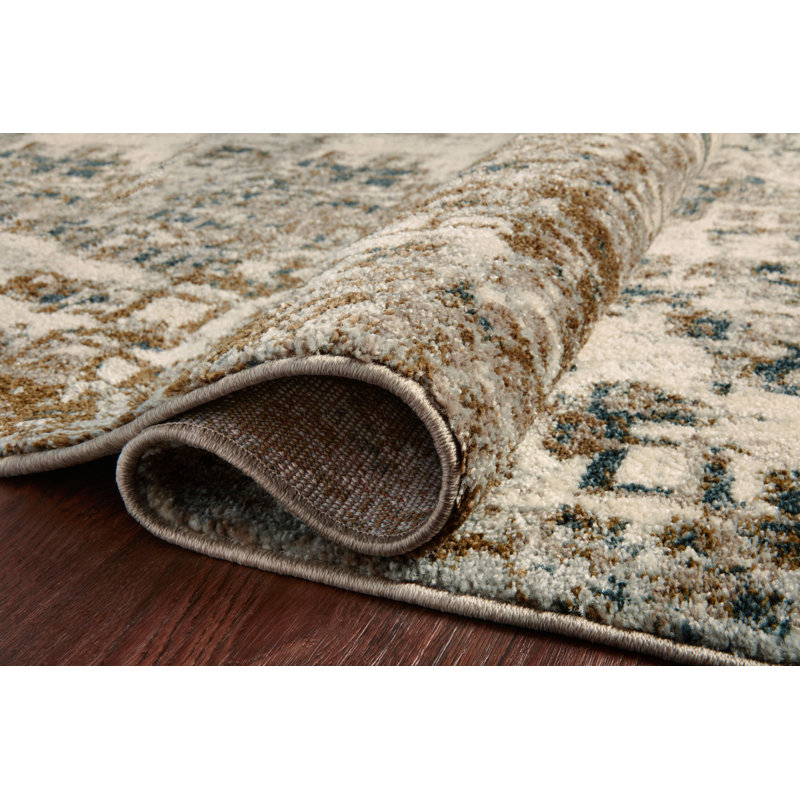 Abstract Indoor Rug, Rectangle 9'4" x 13'