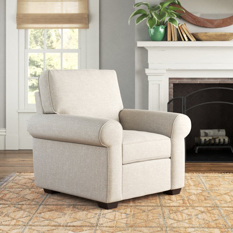 Porter Upholstered Armchair, Nomad Snow Crypton® Chenille