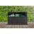 Rustic State 46'' W 84 Gallons Water Resistant Resin Lockable Deck Box with Wheels in Black