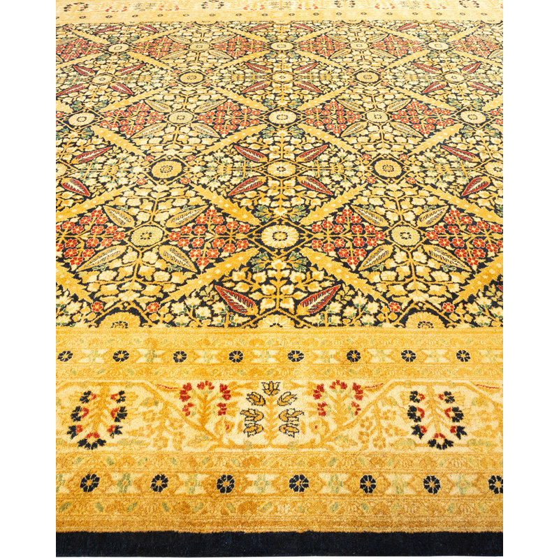 Classic One-of-a-Kind 9' 2" X 11' 1" Hand Knotted Area Rug