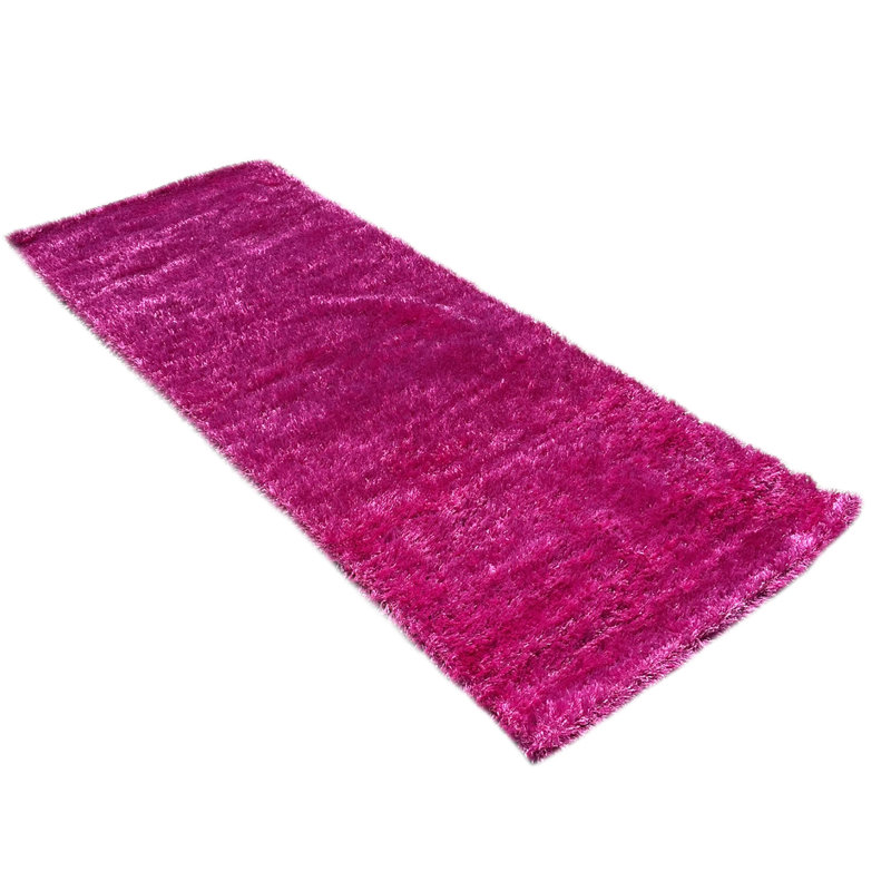 Fanchon Bath Mat, 24" W x 60" L, Pink