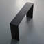 Retro Minimalist Carbonized Console Table-107308309