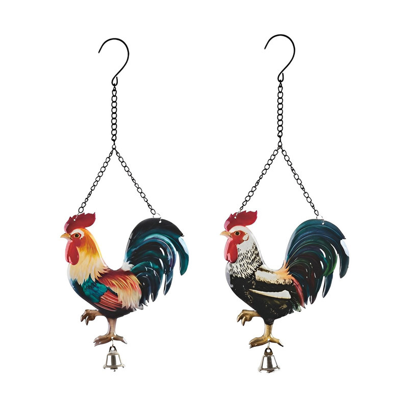 Figurine coq 2 pièces 6,75 po
