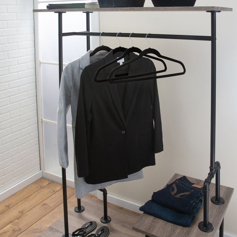 Rebrilliant Biller Velvet Non-Slip Standard Hanger for Dress/Shirt/Sweater  & Reviews