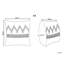 Jenecke Geometric Square Cushion