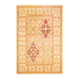 Classic One-of-a-Kind 4' 2" X 5' 10" Hand Knotted Area Rug