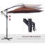 Parasol suspendu en porte-à-faux avec protection UV et support robuste