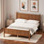 Lit plateforme moderne avec tête de lit et pieds robustes-1088716740-1088716744