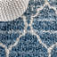 Tapis bleu indigo / ivoire Ishaan Ogee-831870448