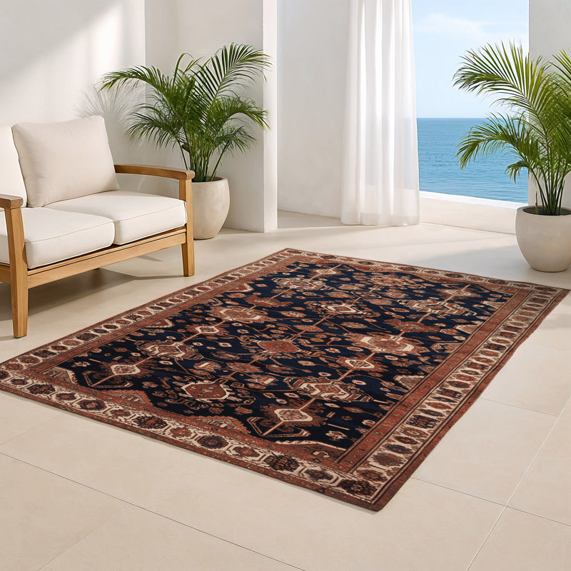 Tapis turc intérieur et extérieur brun, Rectangulaire 2 pi x 3 pi