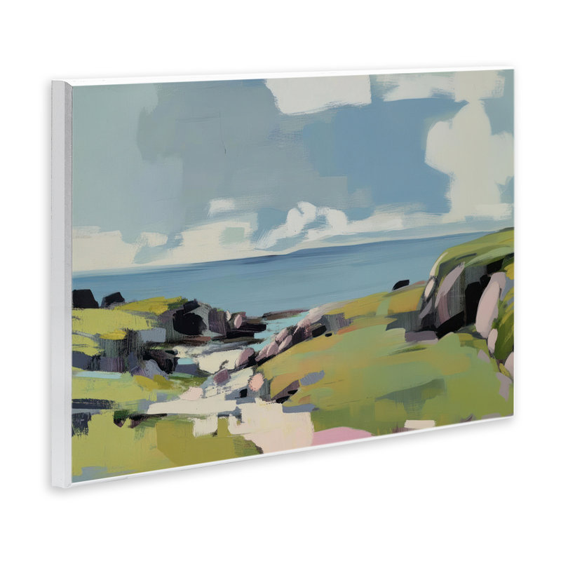 Plaque murale Green Bay Breeze, design par Elara Yasna, H 13 po x l 19 po