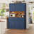 Bleu / Brun est en rupture de stock
