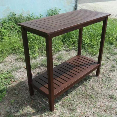 Acacia Wood Console Table