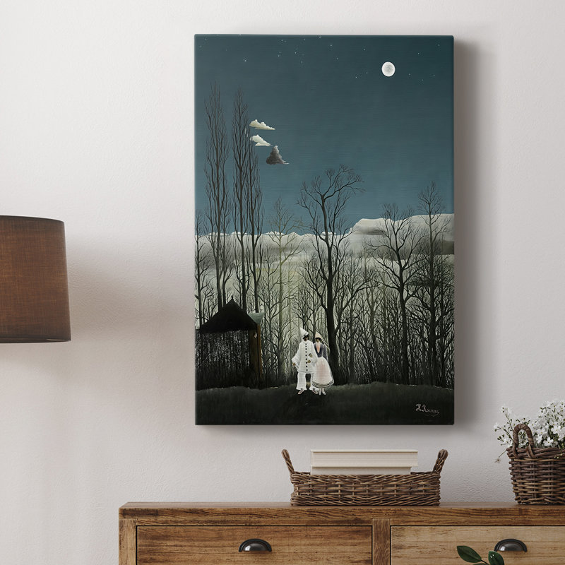 «A Carnival Evening» - toile tendue par Henri Rousseau, 12 x 18