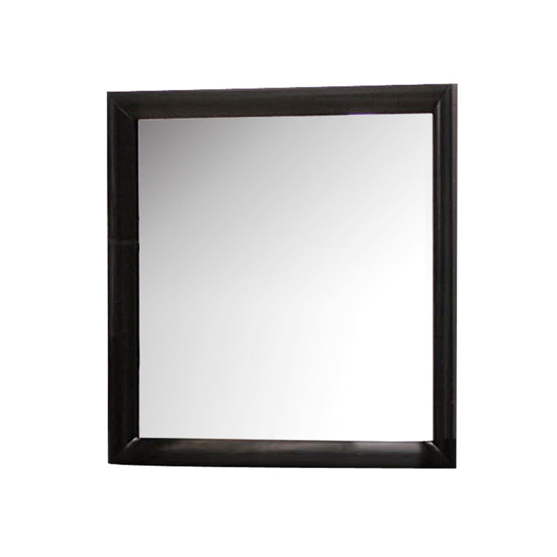 Miroir rectangulaire pour commode Ireland, Noir, noir, noir, noir