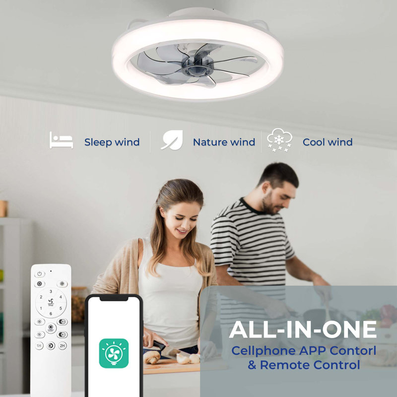 20.5'' Ceiling Fan with LED Lights