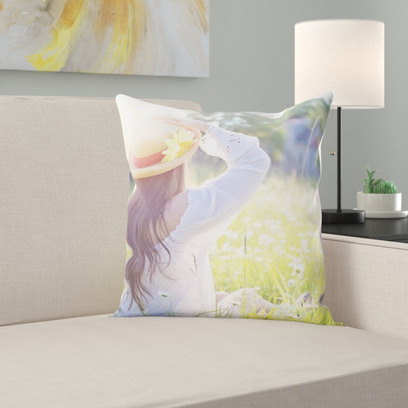 Coussin décoratif belle femme