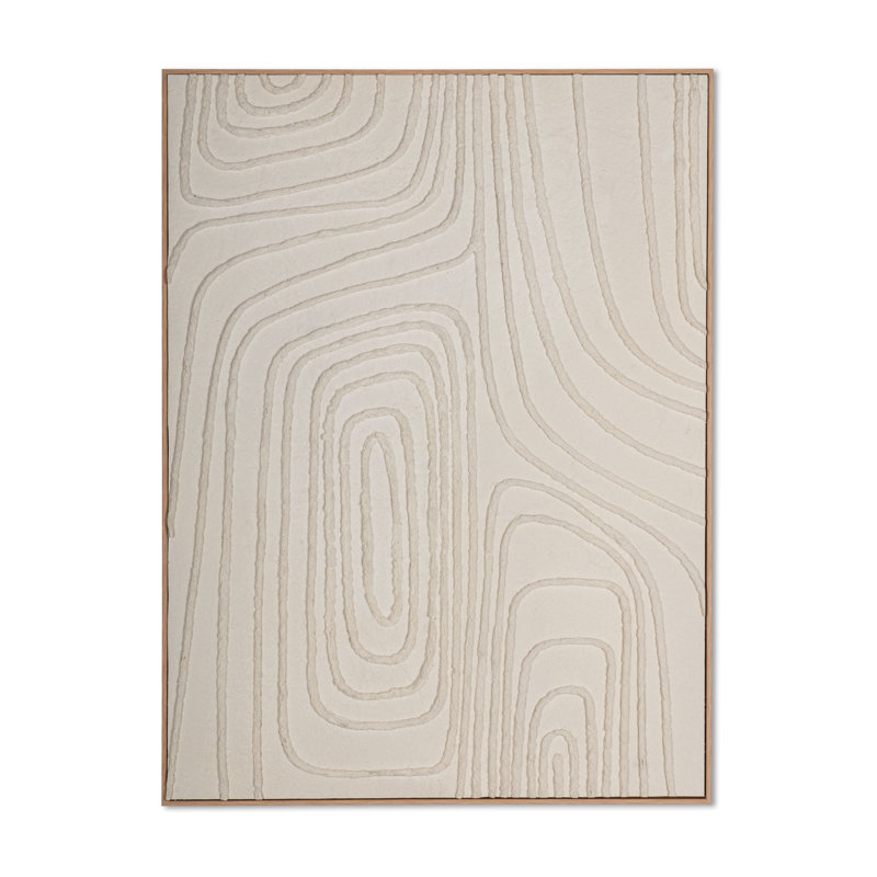 Monochromatic Topographical Canvas Print, 30" x 40"