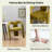 3-Piece Dining Table Set,Pedestal Dining Table With 2 Barrel Side Chairs-792757946-792757927