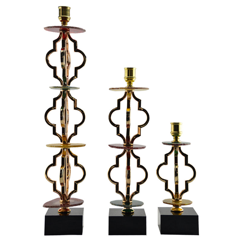 17.32'' Stainless Steel Tabletop Candlestick
