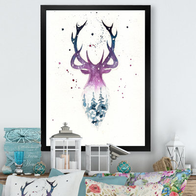 " Deers Christmas Illustration "