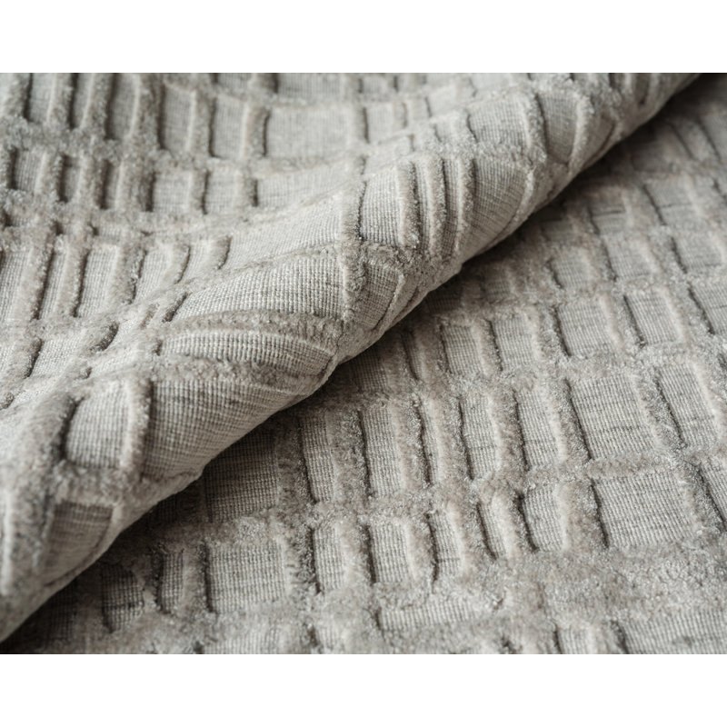 Crescendo Handmade Geometric Area Rug, Rectangle 4' x 6'