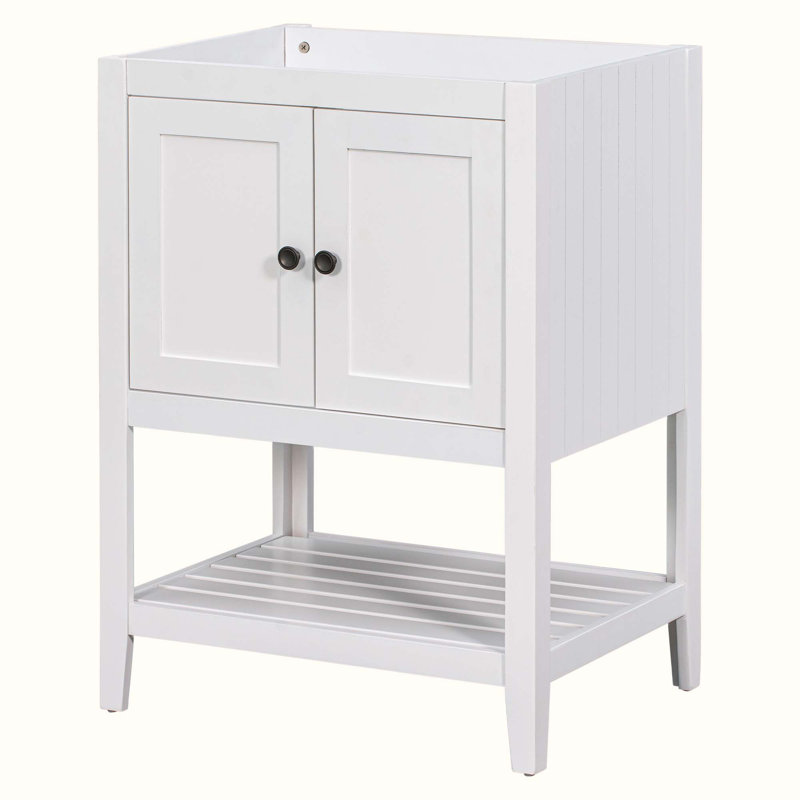 Base de meuble-lavabo, Blanc