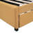Twin Trundle Daybed With Linen Upholstery In Yellow, Construction, No Box Spring Size Bed Trundle, Upholstered Yellow Linen, Space Option-323043000
