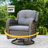 Araneli Premium All-Weather Wicker 2 - Person Patio Conversation Sets with Cushions-503530335