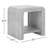 Letti Southlake Sled End Table