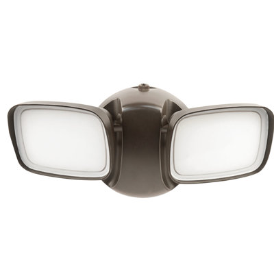 2000 Lumen 28-Watt LED Dusk to Dawn Outdoor Security Outdoor Security Flood Light