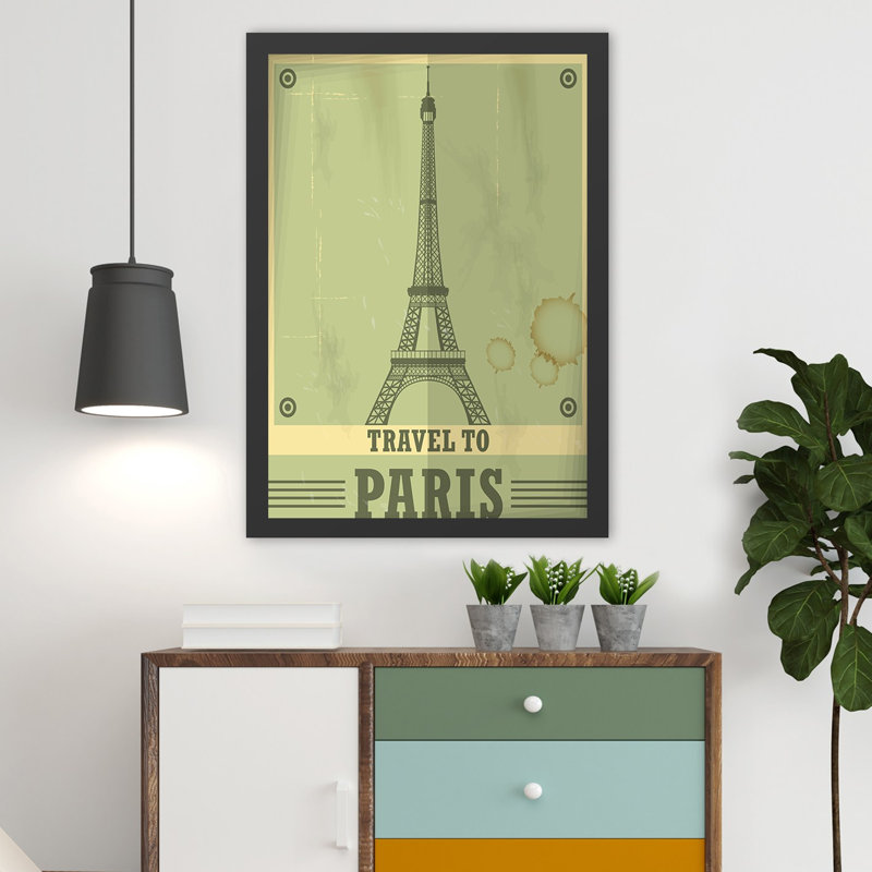 Élégante peinture murale encadrée en panneau de fibres à densité moyenne, couleur verte, 13,8 x 17,7 pouces | Structure 100% MDF et 100% polystyrène (0,8 po d'épaisseur) | Impression numérique UV | Parfait pour la décoration intérieure et les espaces de vie, montage mural facile